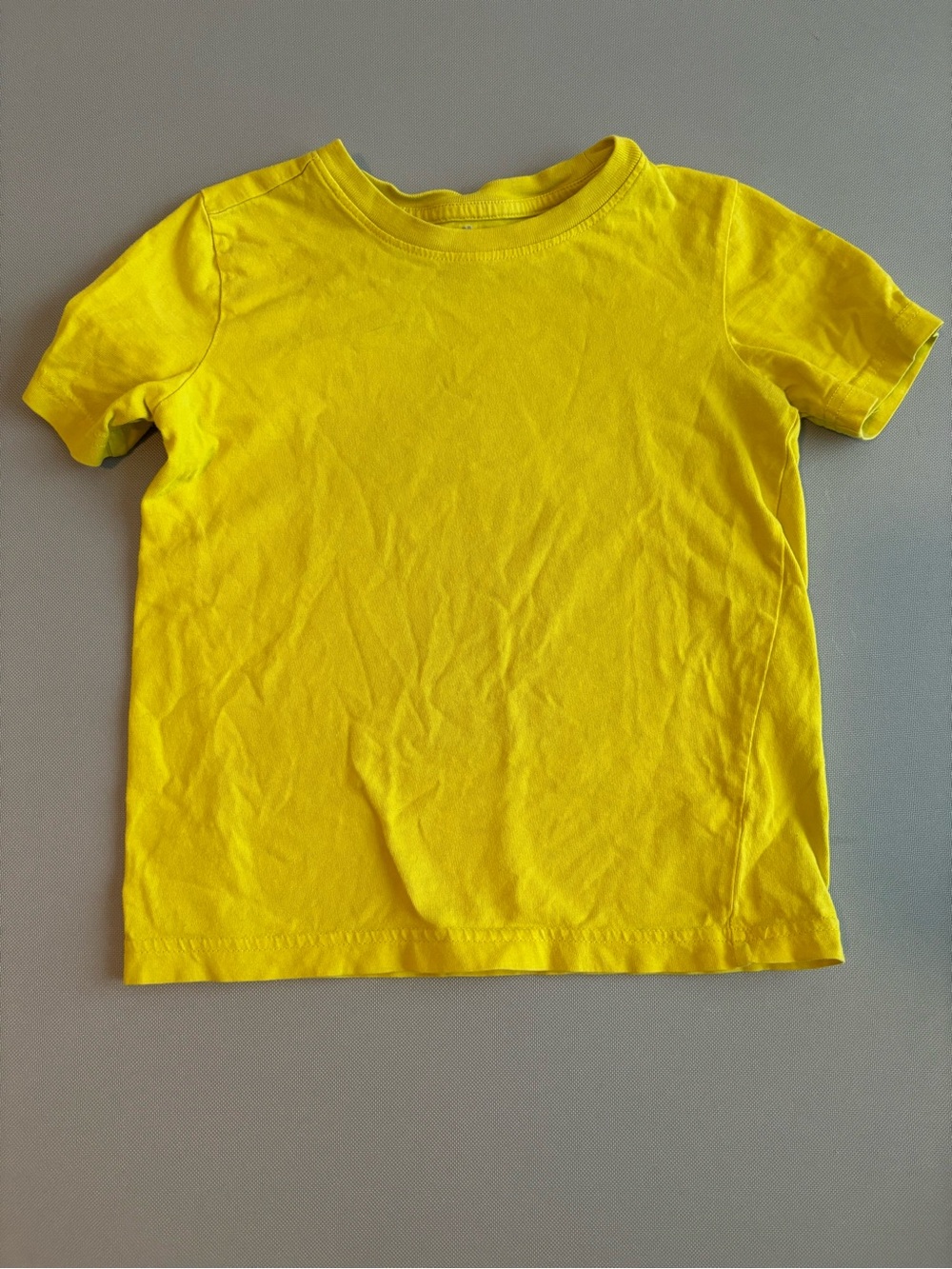 Bright Yellow Primary Kids Tee - Classic Short Sleeve Shirt